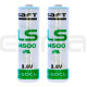 2 x LFT BAT lithium batterie 3,6V
