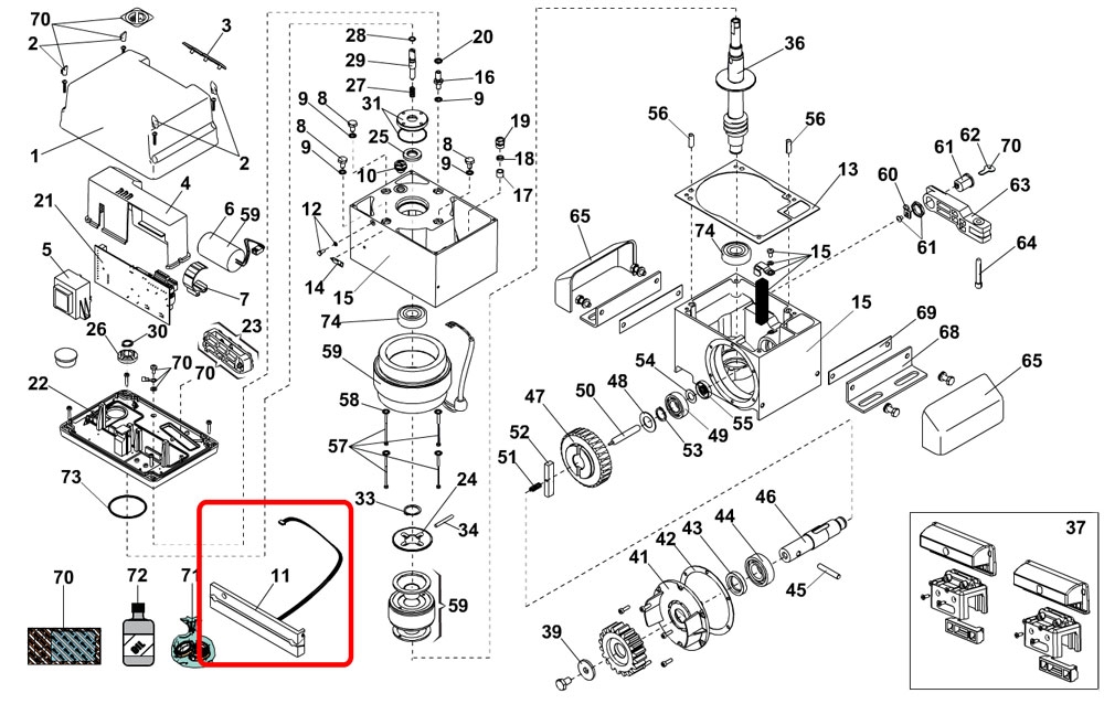 7580375 FAAC 746/844/C851