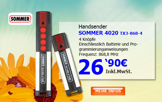 Handsender SOMMER 4020 TX-03-868-4