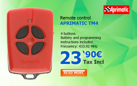 APRIMATIC TM4 Remote control