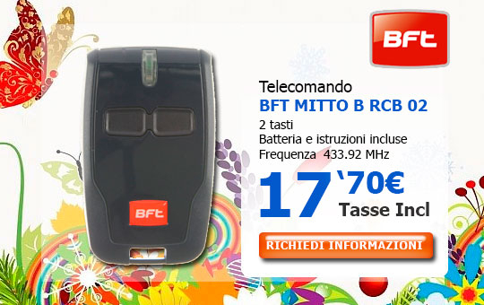 Telecomando BFT Mitto B RCB TX2
