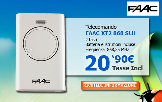 Telecomando FAAC XT2 868 SLH