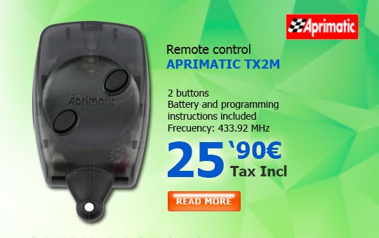 APRIMATIC TX2M Remote control